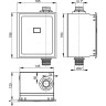 Автоматическая система туалетного смыва ALCAPLAST ASP3B 6V (батарея питания)