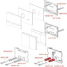 Кнопка управления ALCAPLAST FLAT STING металл, матовый