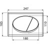 Набор инсталляции для унитаза ALCAPLAST SET AM101/1120-3:1 RU M70-0001 с белой кнопкой AM101_1120_3_1_RU_M70-0001
