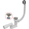 Сифон ALCAPLAST A505CKM-100 для ванны CLICK/CLACK, металл, 1000 мм